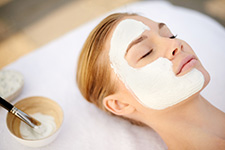 Masque visage boue thermale
